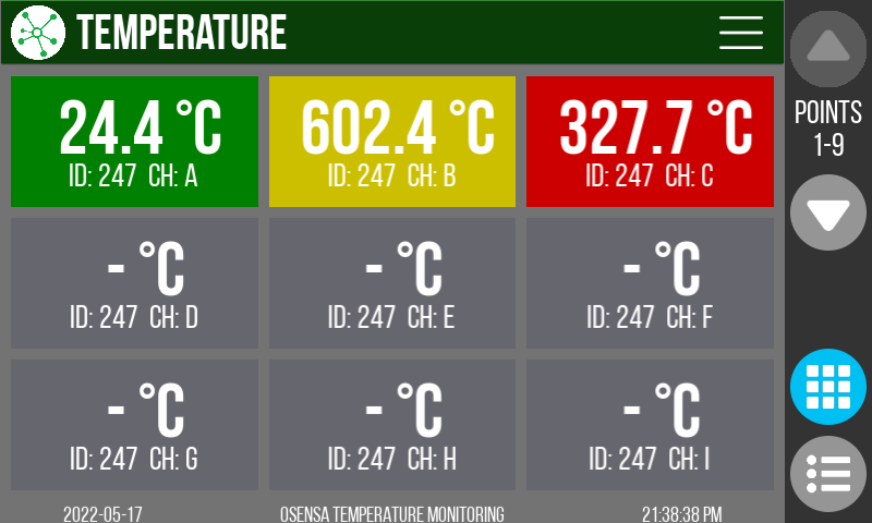 HMI Touch Panel Display